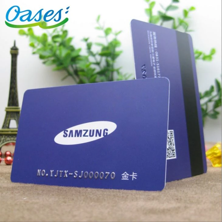 Embossed Serial Number Membership Card